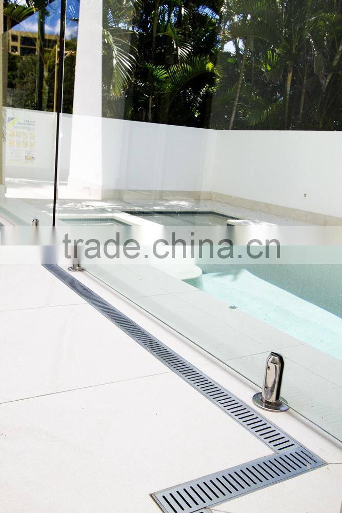 Linear stainless steel shower drain floor drain grating