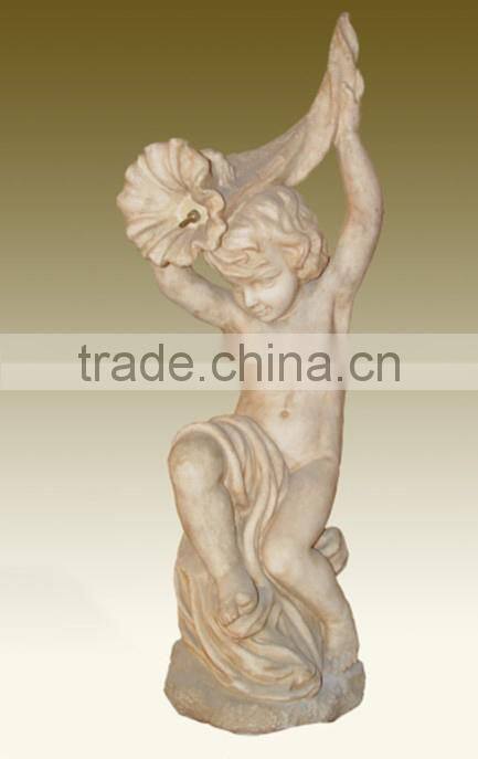 cute fairy sandstone fountain for garden landscape