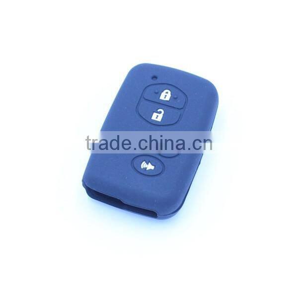 5 buttons silicone car key shell jacket for toyota