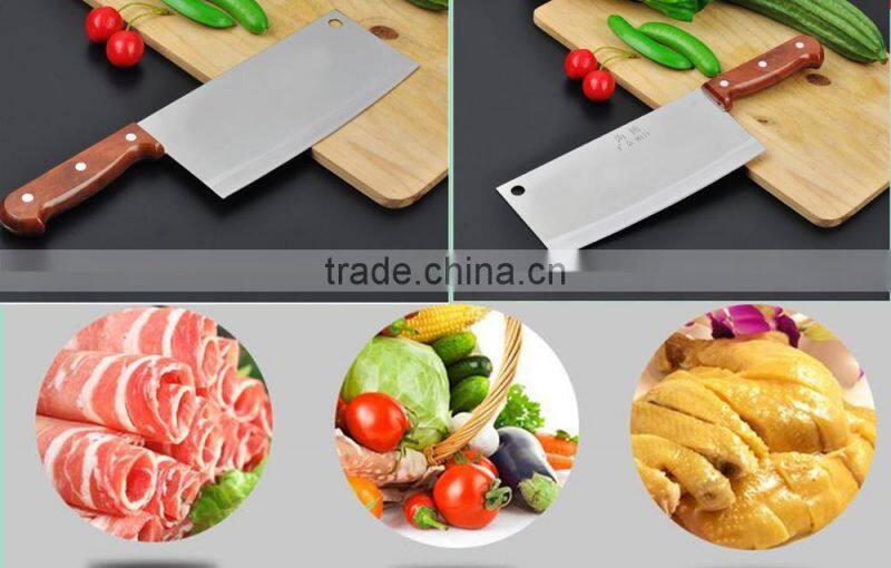 slice meat cleaver cooking kitchen stainless steel bone damascus chineses chef butcher chopper chopping cut knife