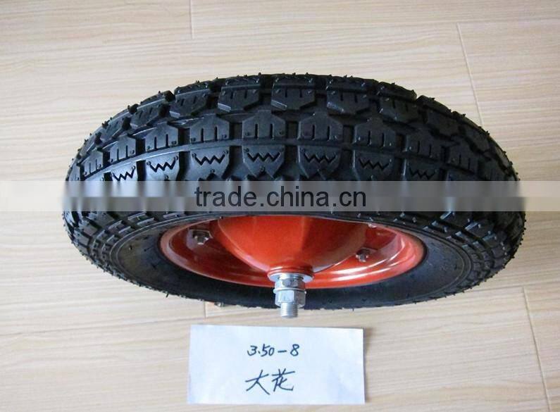 wheelbarrow inflatable wheel 3.50-8