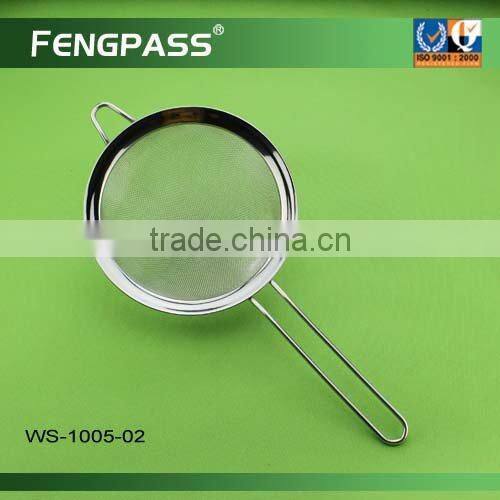 Stainless steel wire mesh colander strainer WS-1005-02