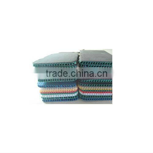 eco-friendly pp colorful hollow plastic board