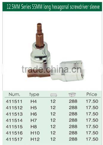 12.5mm series Screwdriver socket,Bit socket with high quality