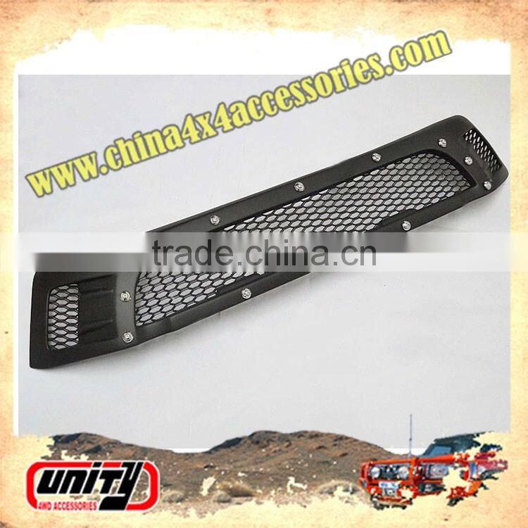 Fits Toyota Hilux Revo New Black Front Grille Grill Overlay