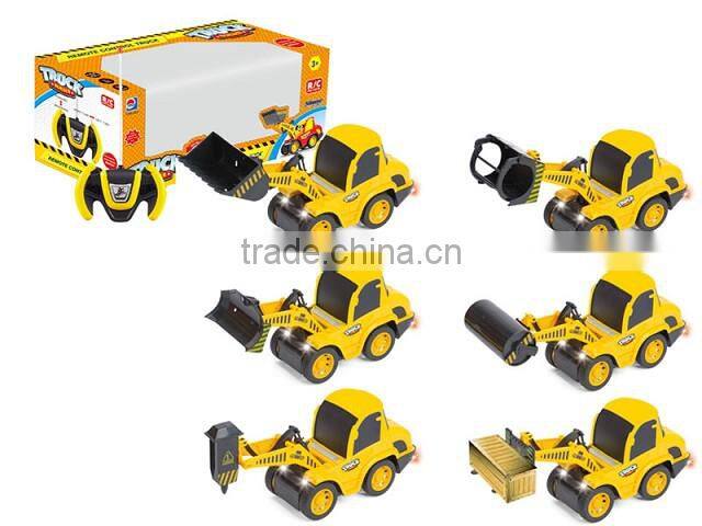 2014 new design rc construction toy trucks excavator hot sale
