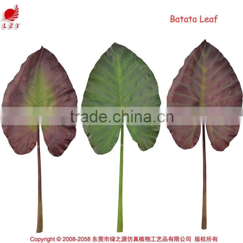 High quality artificial leaf Batata Leaf for eco-environment
