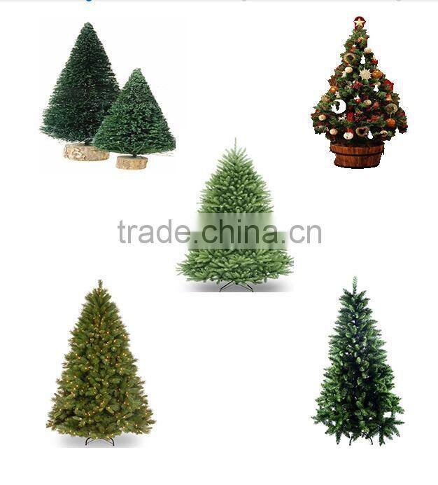 2016 Song Tao Custom Decoration Popular Artificial Christmas Tree Parts for sale