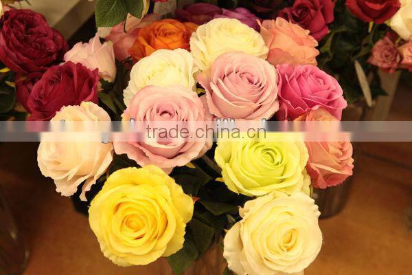 27783PL handcraft fabrication make artificial taffeta peony flower head