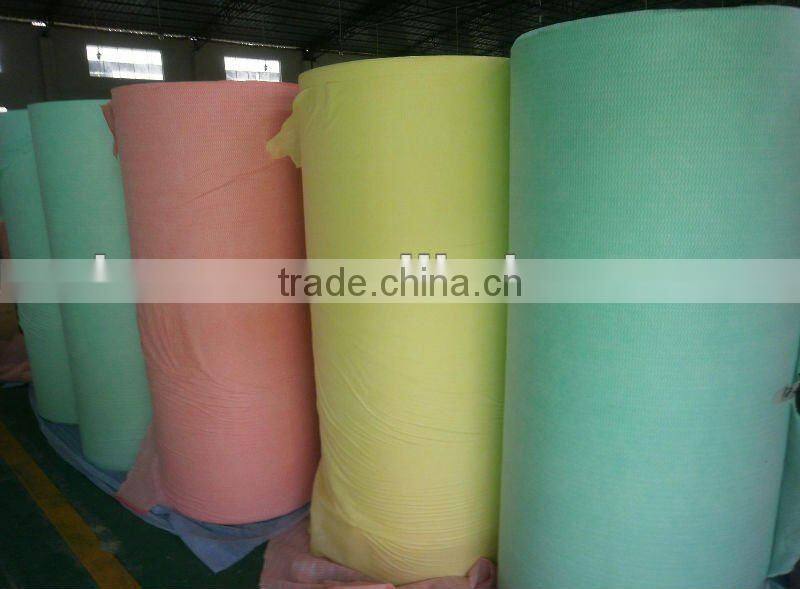 spunlace nonwoven cloth fabric in jumbo rolls