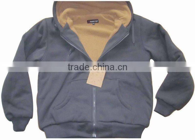 Men's fleece jacket baseball jacket motorcycle jacket