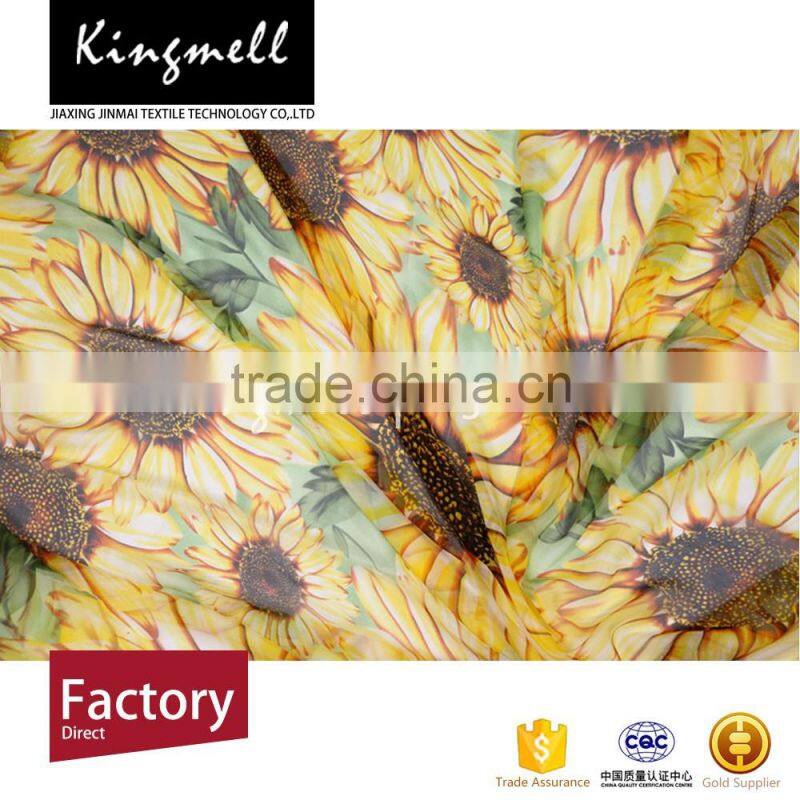 Cheap raw pure silk georgette fabric from india