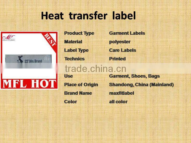 Webbing and Ribbons Labels for Garment