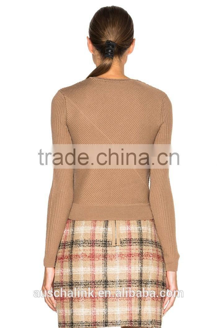 outdoor fashion pullover women sexy sweater made in china