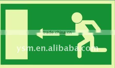 luminous film for Fire Exit signs