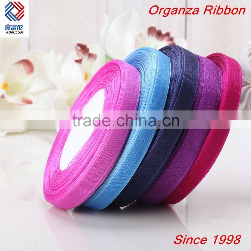 Good Quality 1.5cm Nylon Organza Ribbon