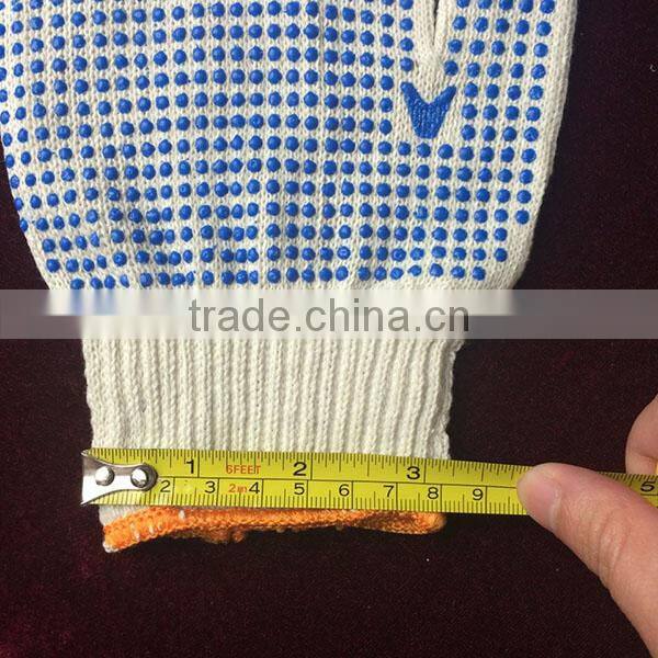 Stock Non Slip Cotton Work Gloves