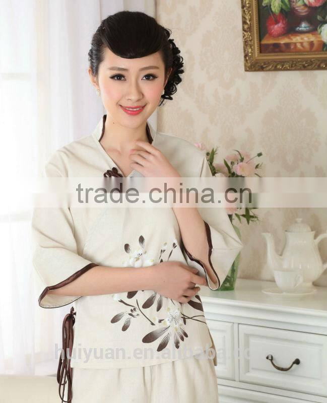 2014 newest hotel housekeeping uniform
