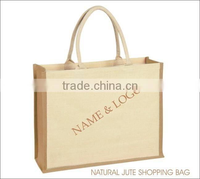 Jute Bags printed with name & logo