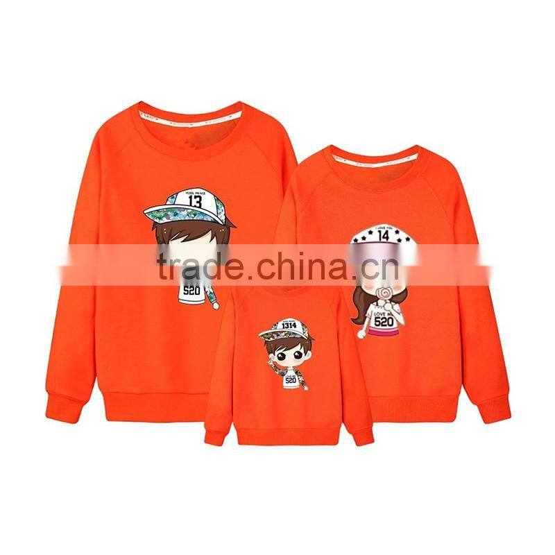 Custom family love couple printing design hoodies for couple