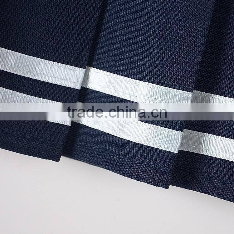 new design college high school children uniform skirt