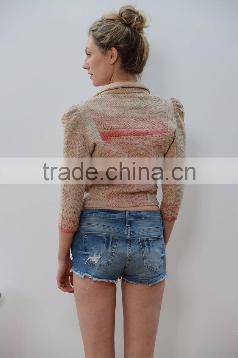 Handwooven Kantha Jacket