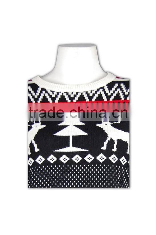 ISO9001/BSCI latest design women winter knitted partter sweater