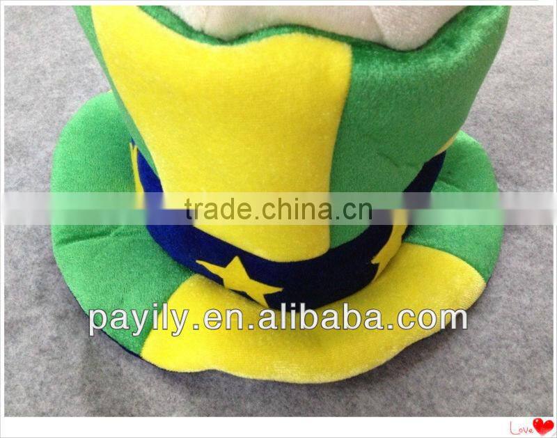 Flag football shaped hat carnival football hat