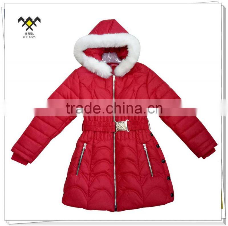 european girl custom winter long jacket