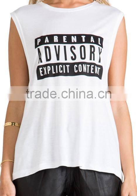 blank white tank top