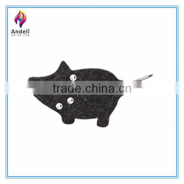 hot sale polyester felt turbo keychain manufacturers in china