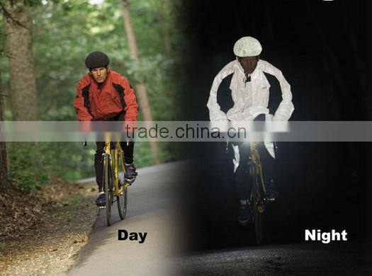 high light custom nylon gold color stretch reflective fabric