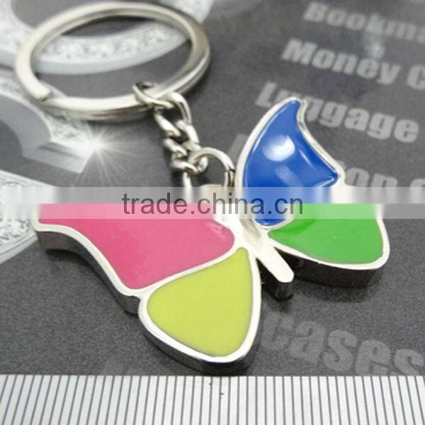 Wholesale fashion metal shoe keyring