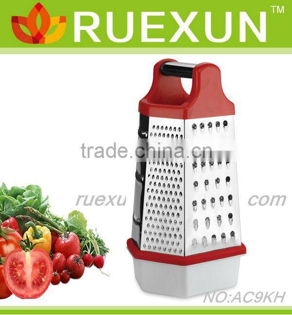 2014 new design 4 side grater with food container