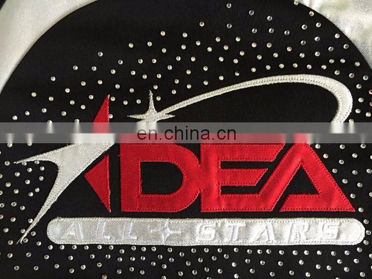 Fine Quality Custom Moisture-Wicking Sleeveless Pleats Cheerleading Uniforms