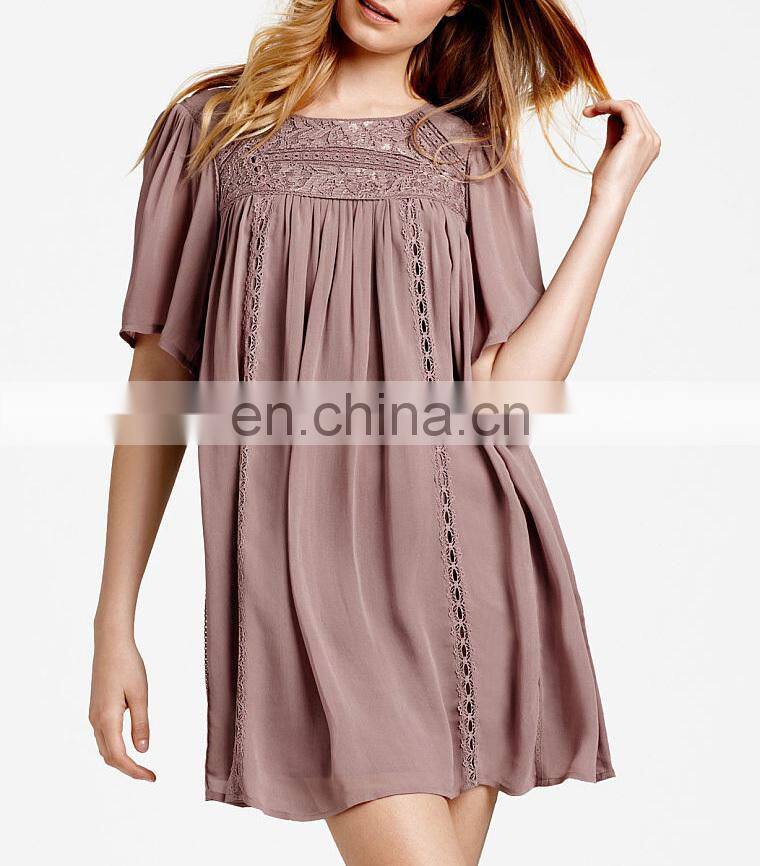 CHEFON Lace fashion women casual dresses xxxl