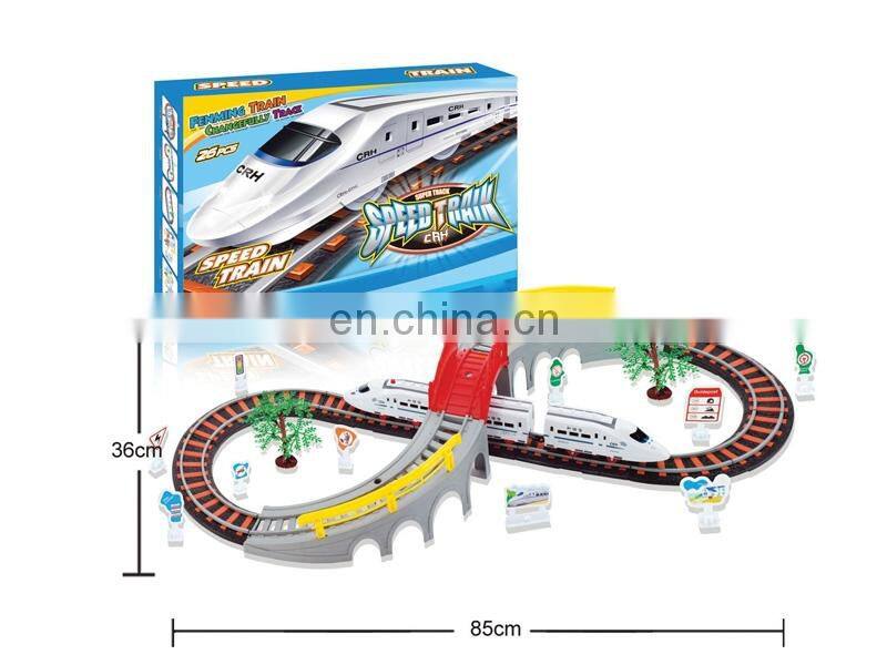 26PCS B/O Kids Train Electric Railway Car Toys