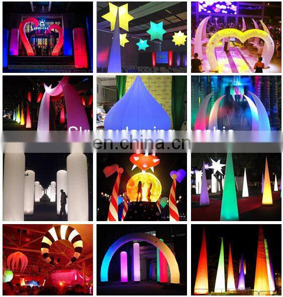 add 7 snow -- color LED Inflatable Pillar / Column