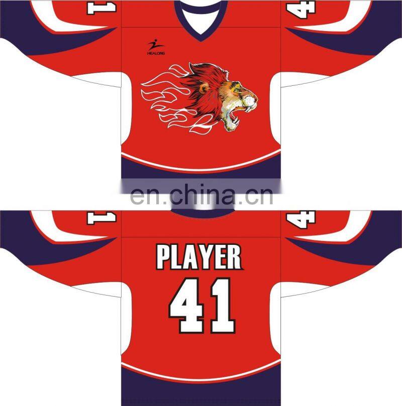 Custom ice hockey uniforms lacrosse jersey