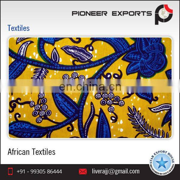 Wholesale Factory Colorful African Fabric Textiles Price