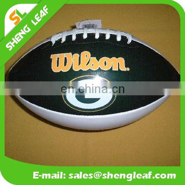 Match rubber custom design soft rugby ball
