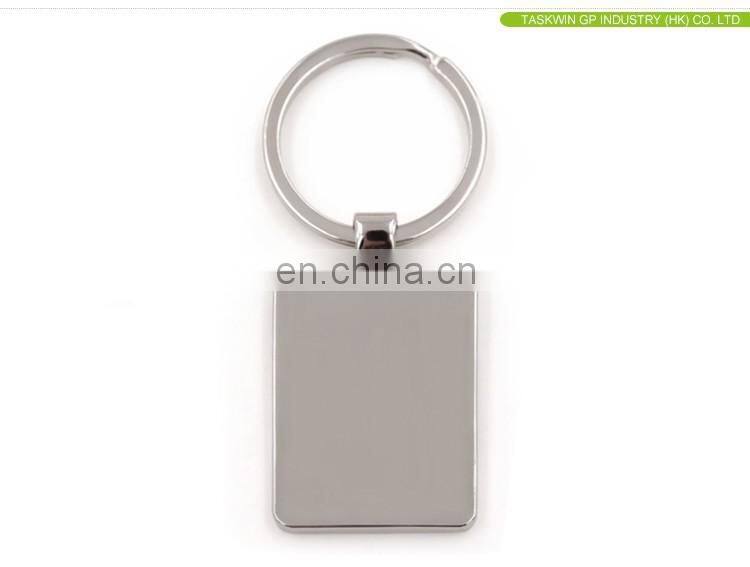 Factory Supply CMYK printed with epoxy metal Keychain