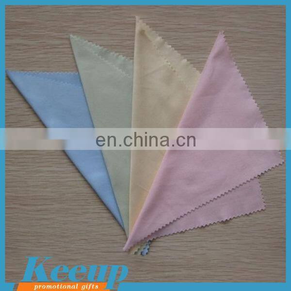 Logo Products Custom 4C Print Jewelry Eyeglasses Lens Microfiber Cleaning Cloth