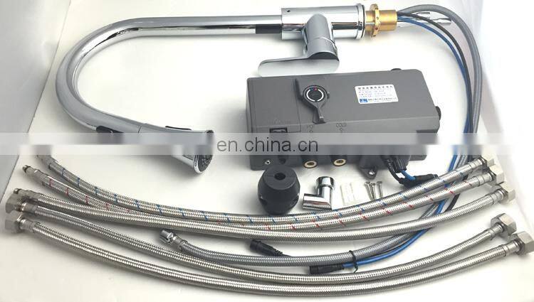 fashion sensor kitchen hot and cold water above sensor hands free  faucet