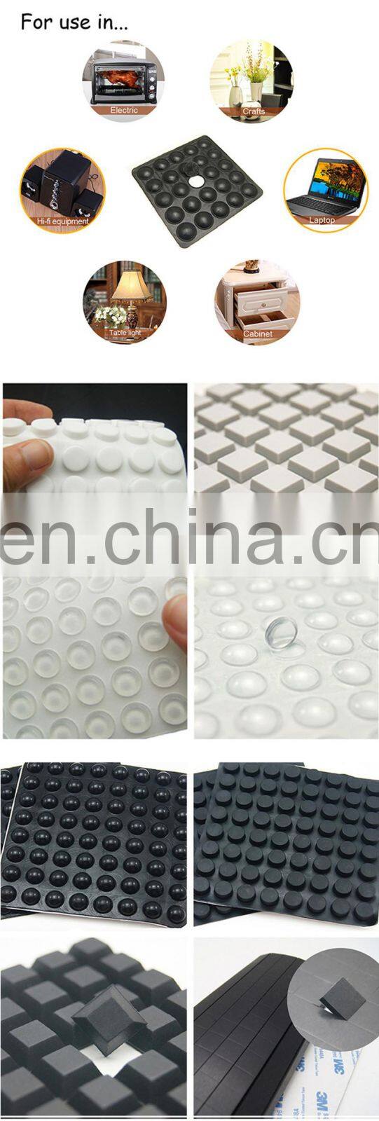 Damper Buffers Pad Bumper Cushion Adhesive Silicone for Kitchen Cabinet Door Drawers