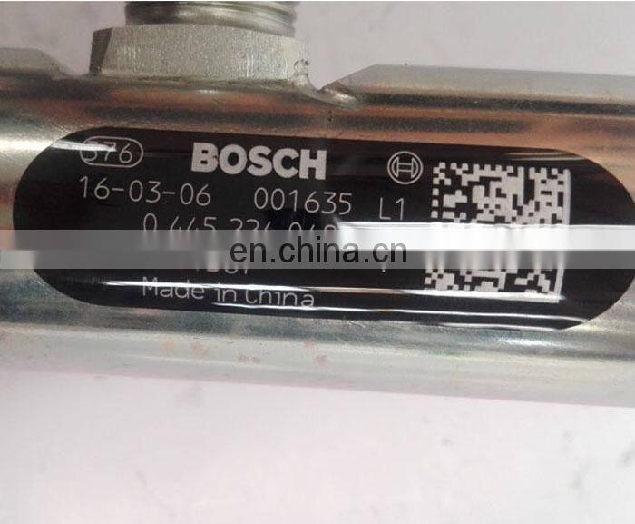 Dongfeng ISDE engine common rail fuel manifold 4981367 / 0445224048