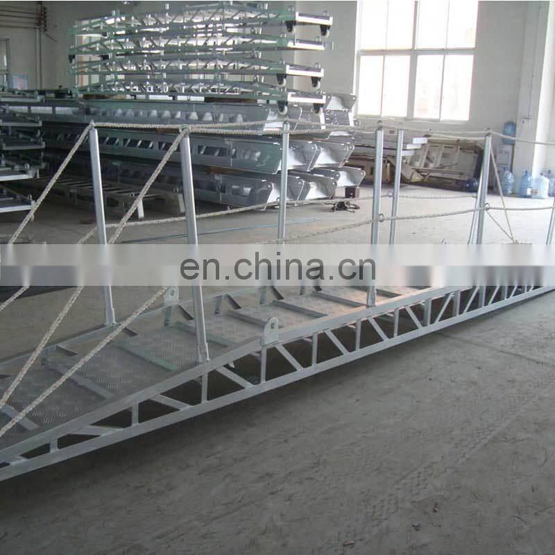 CCS ABS BV Customized Marine Aluminum Alloy Wharf Ladder