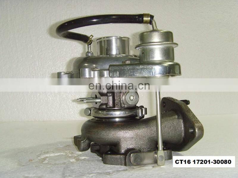 Cars spare parts CT16 Turbocharger 17201-30120 17201-30080 used for Toyota Land Cruiser Hiace Hilux vigo d4d 2.5l 2kd-ftv engine