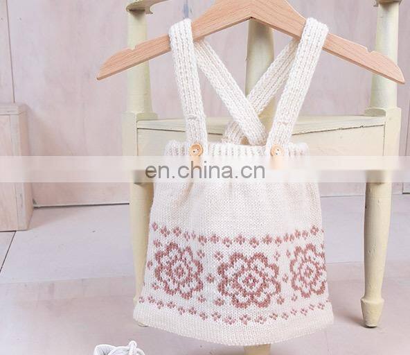 Knitted 100% Cotton kid Girl knitted 2pcs set On SALE 2020 Knitted top and pant