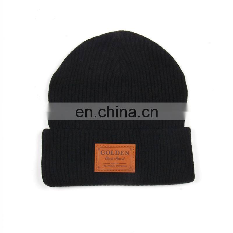 100% Acrylic Custom Wholesale Winter Beanie Cap